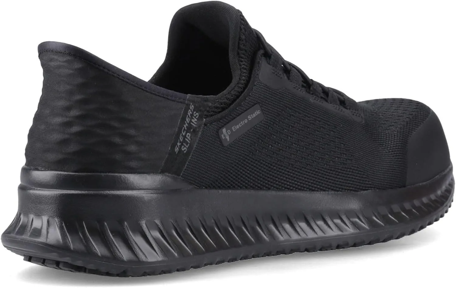 Мужские кроссовки Skechers Hands Free Tilido Fletchit Comp Toebau, черный — фото 2