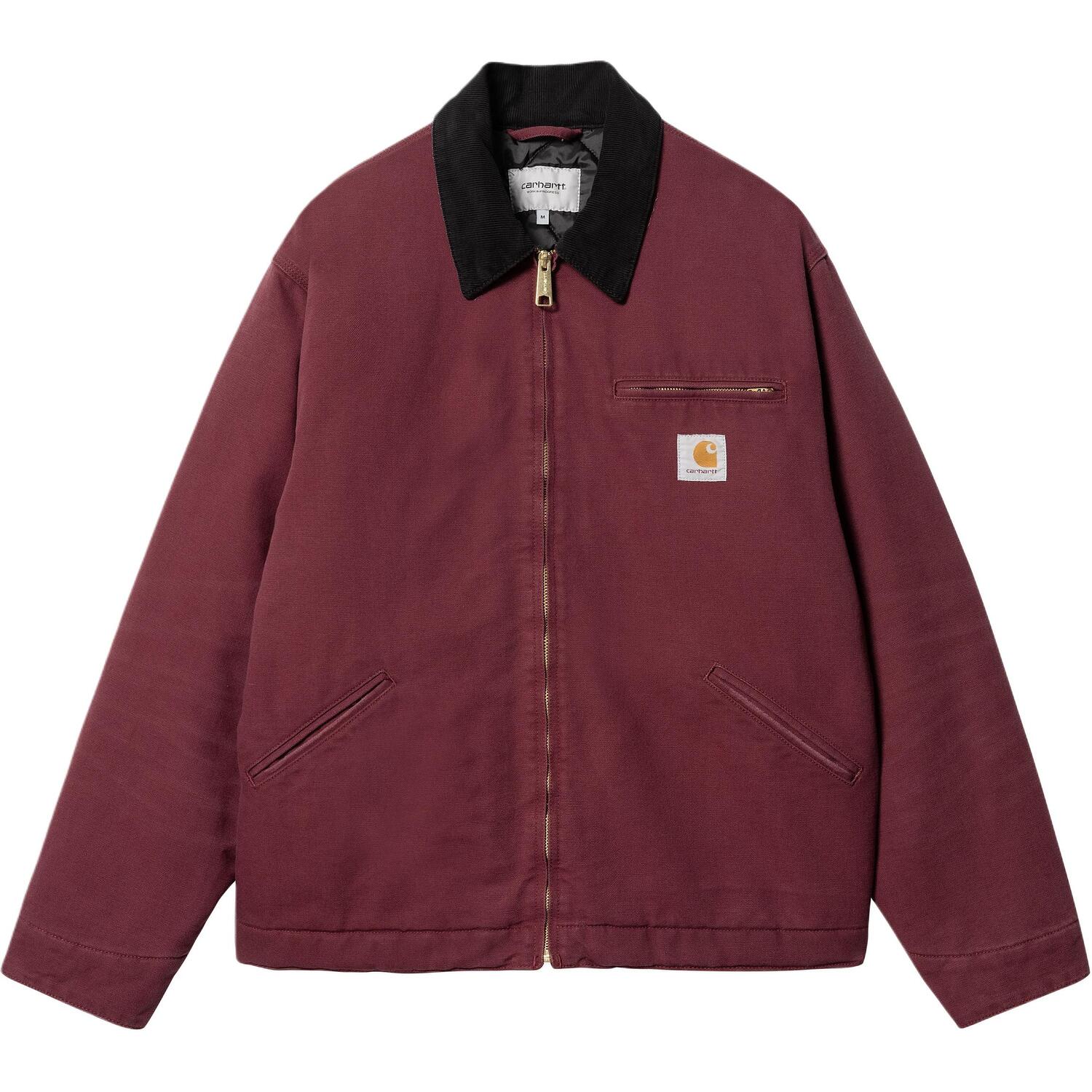 

Carhartt WIP Винтажная куртка из состаренного холста Detroit, Red