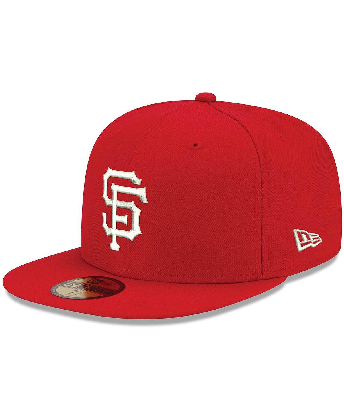 

Мужская красная приталенная шляпа с логотипом San Francisco Giants 59FIFTY New Era