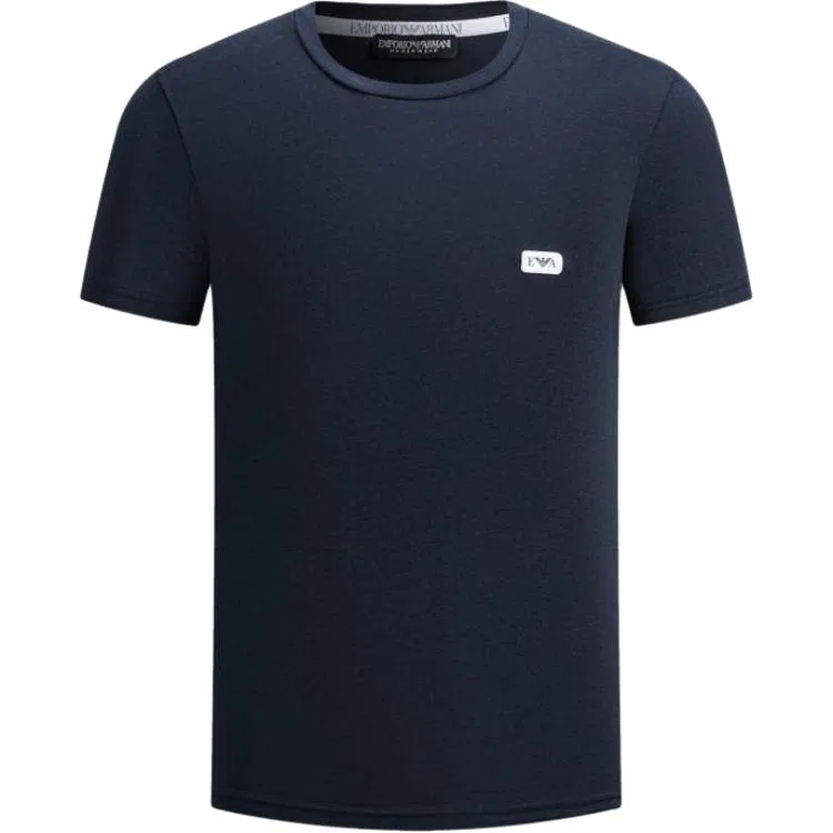 Футболка мужская Navy Blue, круглый вырез, прямой крой EMPORIO ARMANI