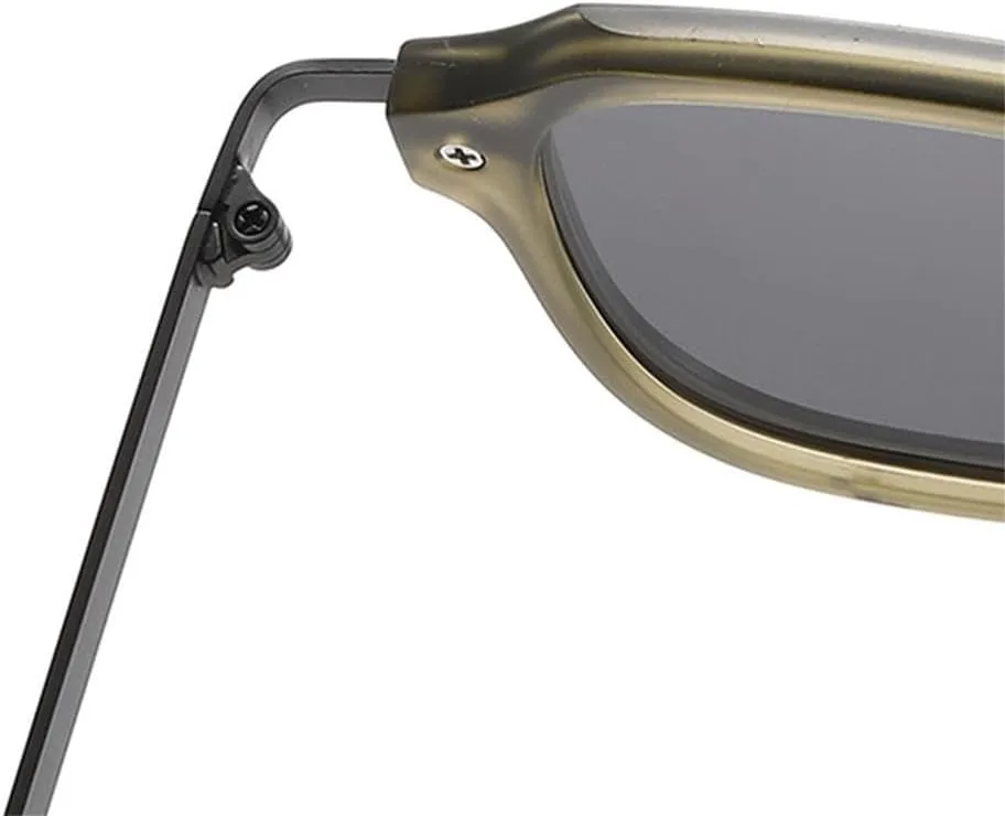 

Модные хип-хоп металлические солнцезащитные очки с крутой защитой от УФ-излучения, панк-очки, уличные очки для стрельбы, для женщин и мужчин KTUCN, Black Gold