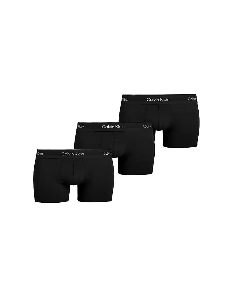 

Комплект из 3-х трусов-боксеров Calvin Klein Icon Cotton Stretch с низкой посадкой в ​​тройном черном цвете