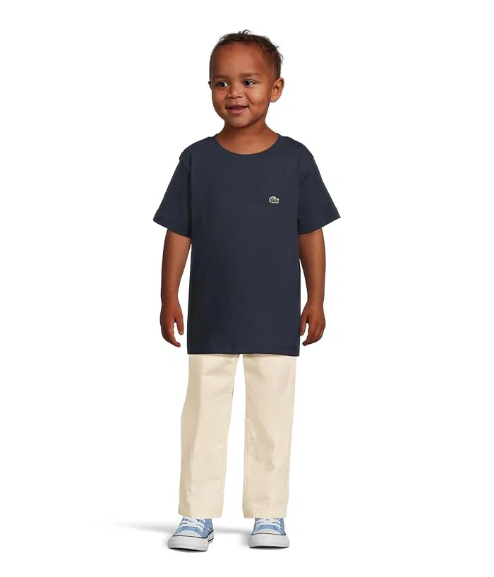 Футболка хлопковая Core Tee Lacoste Kids, Marine — фото 4