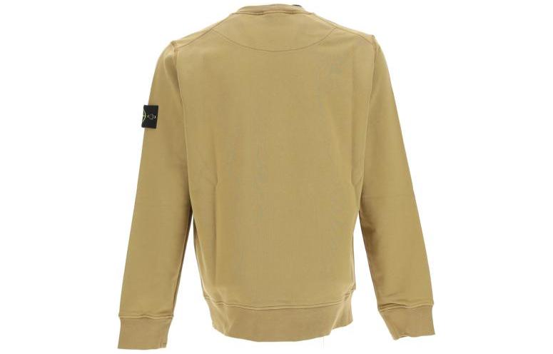 Свитшот мужской желто-зеленый STONE ISLAND — фото 3