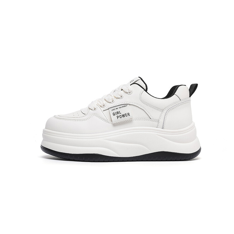 

Кеды DAPHNE Skateboard Shoes Women's Low-Top, бежевый/черный