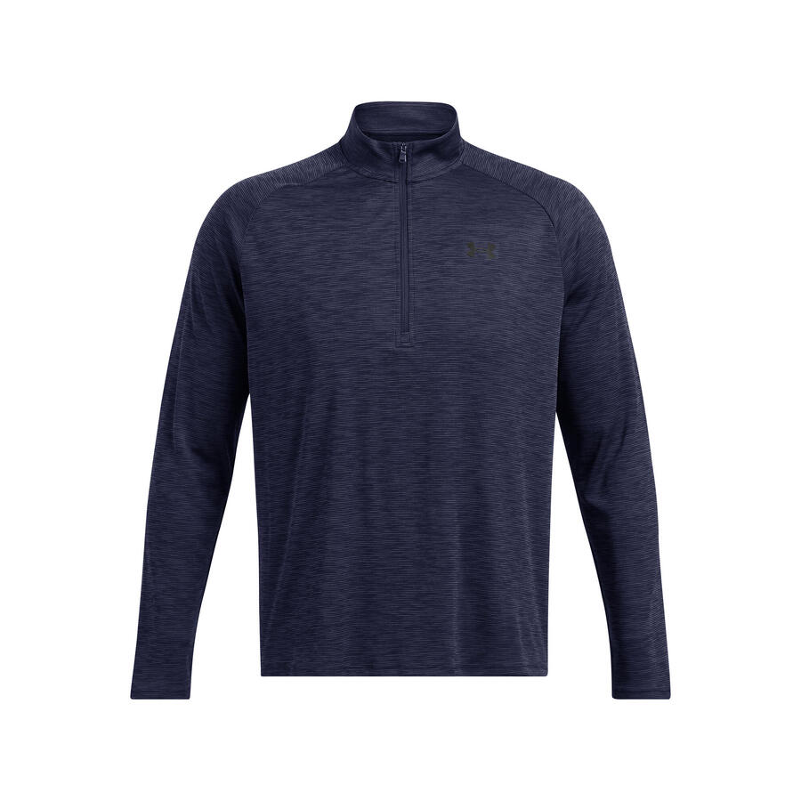 

Мужская техническая текстурированная рубашка с длинным рукавом и застежкой-молнией 1/2 от Under Armour, 1382797