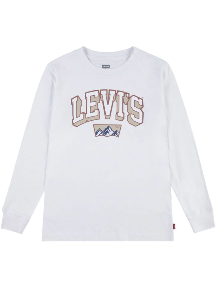 

Рубашка с длинным рукавом Levi's Kids, белый
