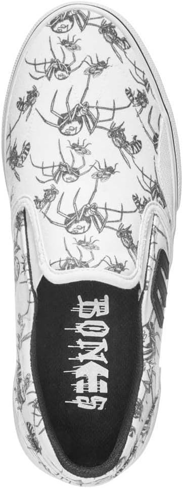 Мужские слипоны Etnies Marana X Bones - белые — фото 4