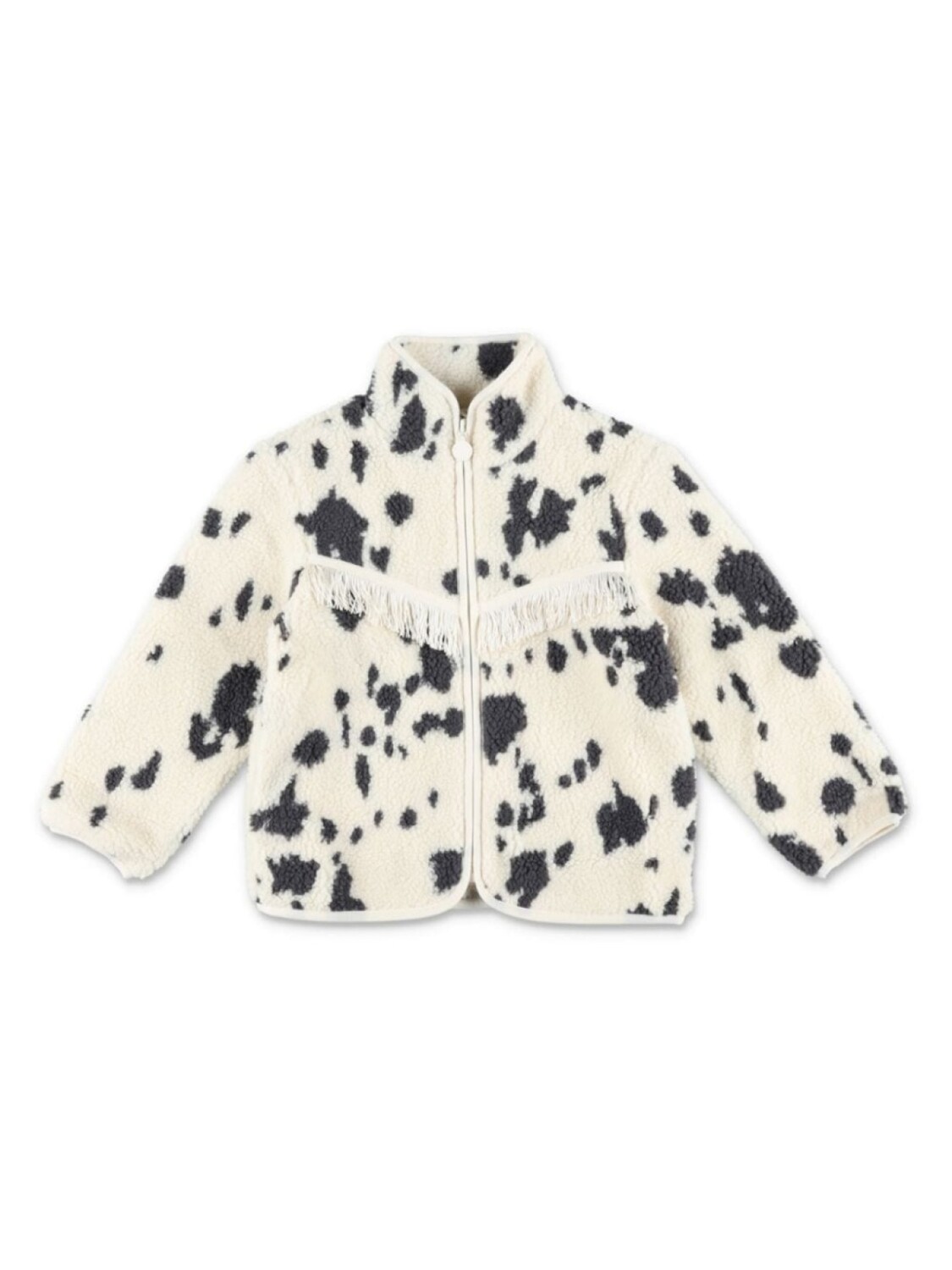 

Stella McCartney Kids флисовая куртка с принтом, белый