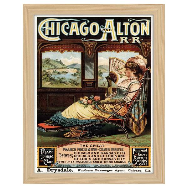 

Рамка для фотографий LegendArte Chicago & Alton Railroad цвет eiche