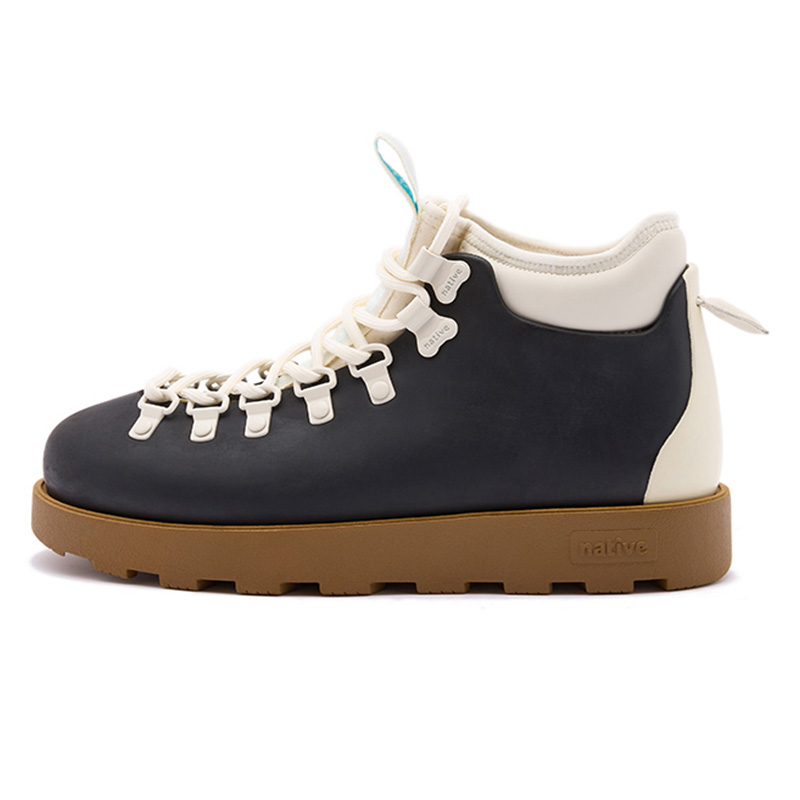 

Native Shoes Fitzsimmons 3.0 Urban Adventure Collection Puffy Shoes Euro Boot Short Martin Boot Unisex Black