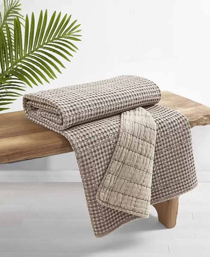

Стеганое плед Mills с вафельной прошивкой, 60 x 50 дюймов Levtex, розовый