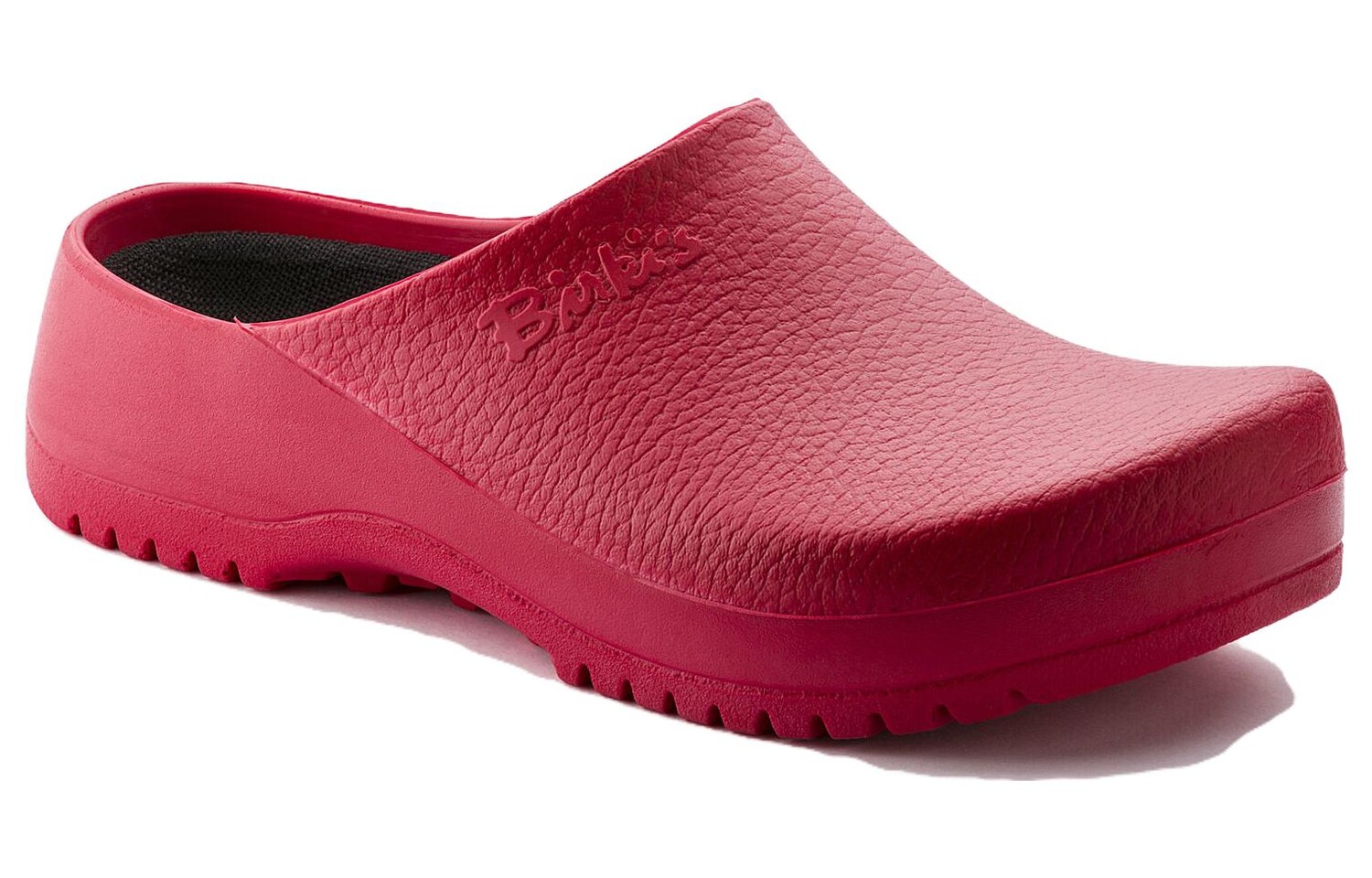 Сабо с закрытым носком унисекс Birkenstock, красный — фото 2