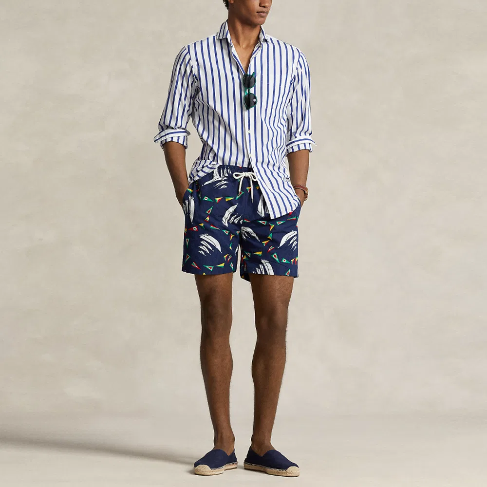 Шорты Casual Shorts Polo Ralph Lauren темно-синие — фото 3