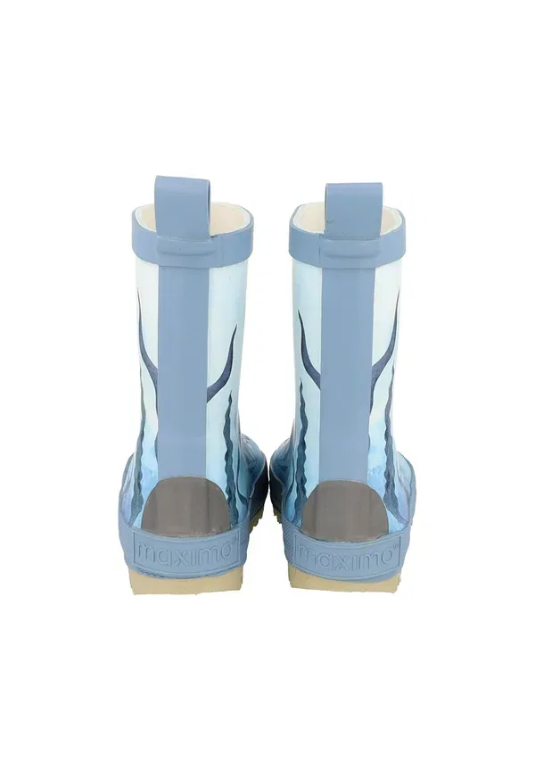 Сапоги резиновые gummistiefel unterwasser wal reflekt 3m, jerseyfutter wellies Maximo, синий вымытый синий туман — фото 4