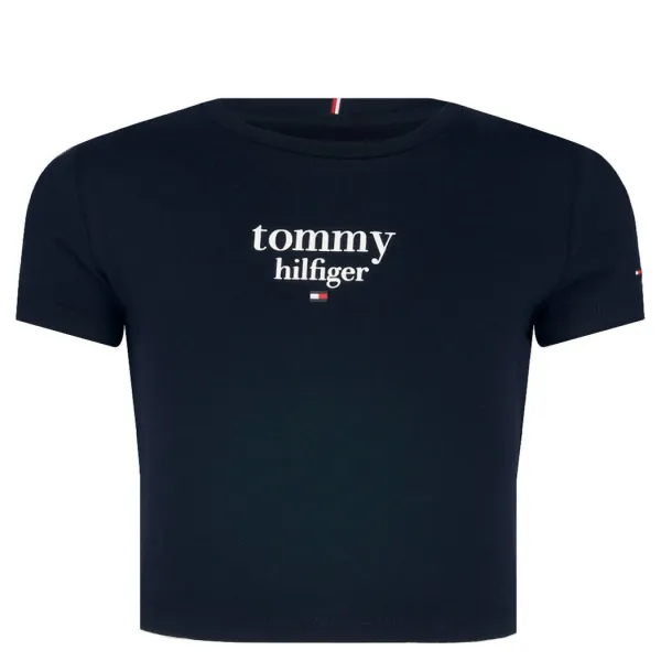 

Укороченная футболка Tommy Hilfiger, синий