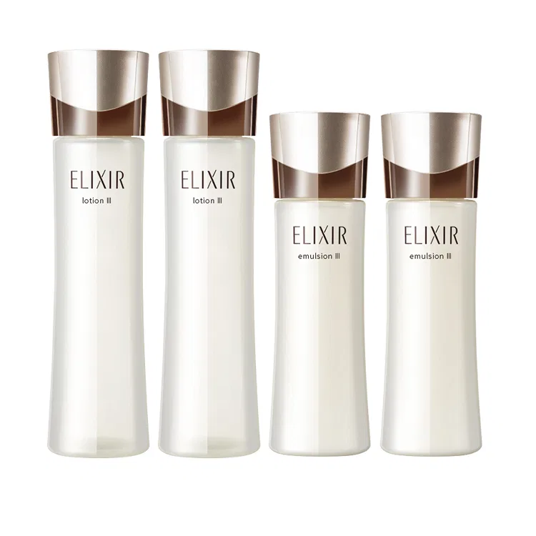 ELIXIR Набор для ухода за кожей YILISIER Black Gold Lotion And Emulsion Energy Infused Smoothing Firming Skincare Set