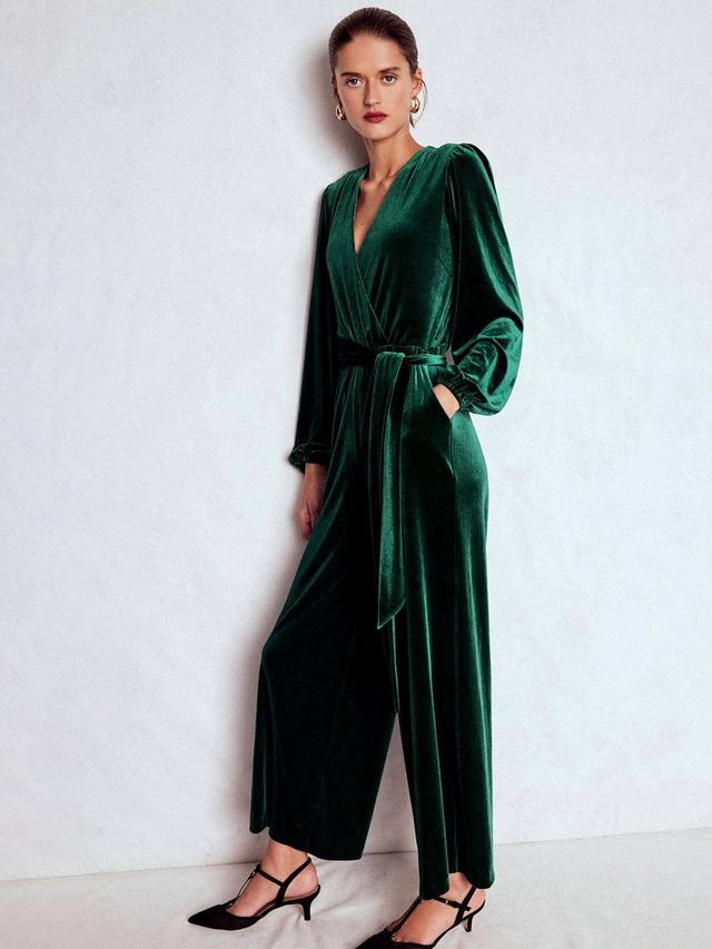 

Вельветовый комбинезон с запахом Boden, Emerald Night