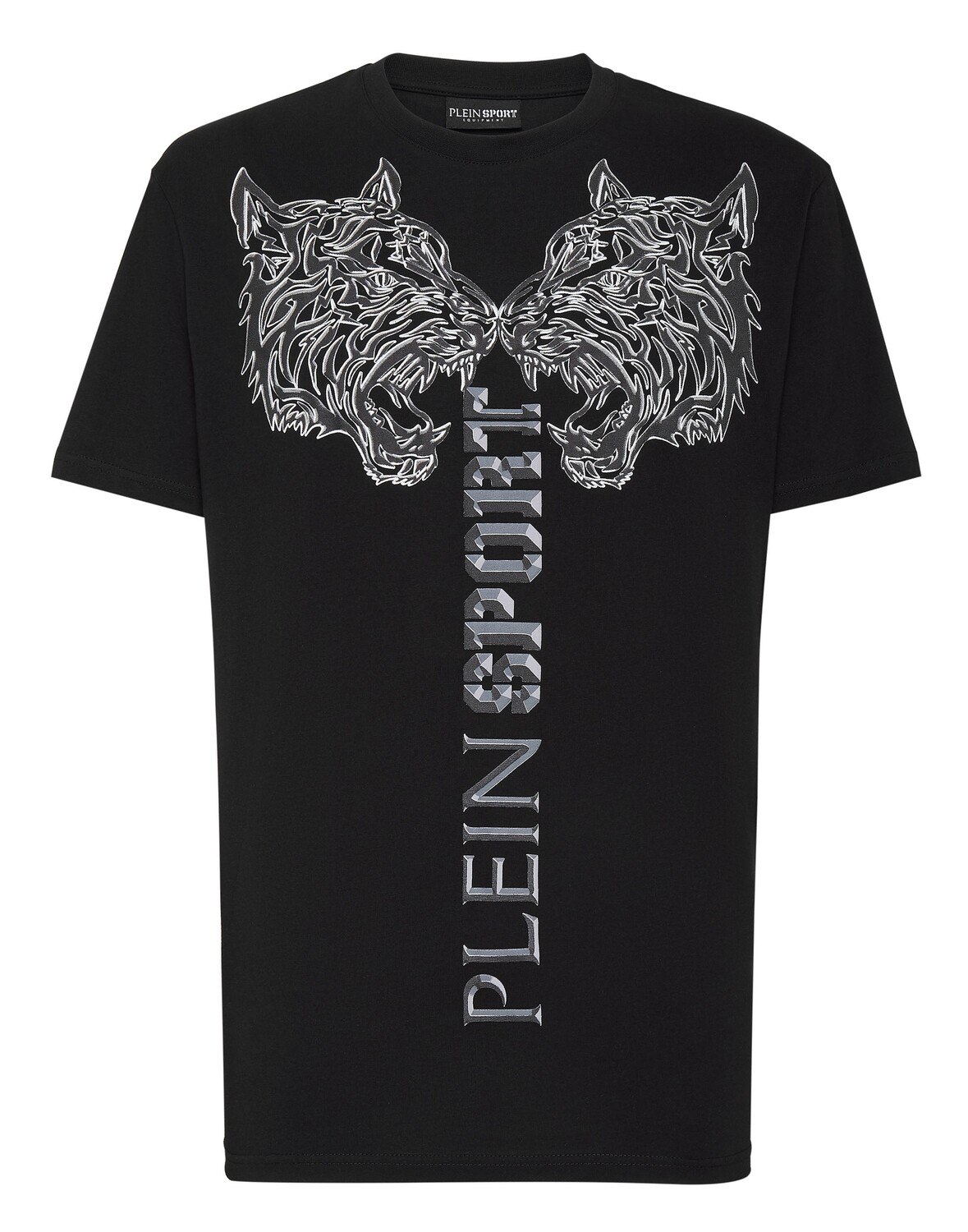 

Футболка с круглым вырезом SS Tiger Plein Sport, цвет Black / Black