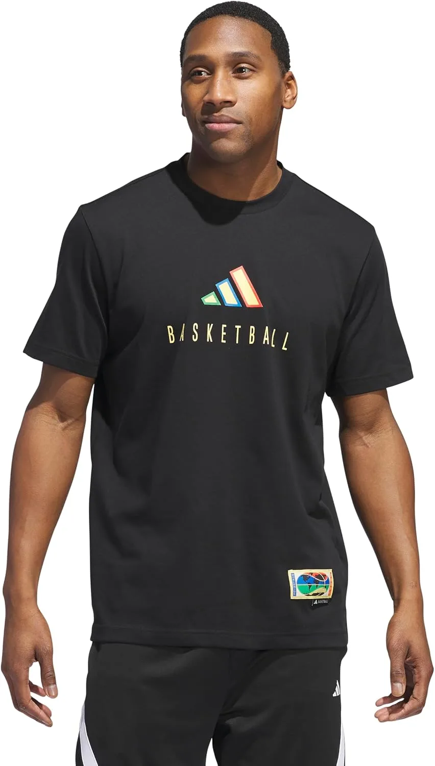 Футболка Adidas Worldwide Hoops Logo Graphic — фото 3