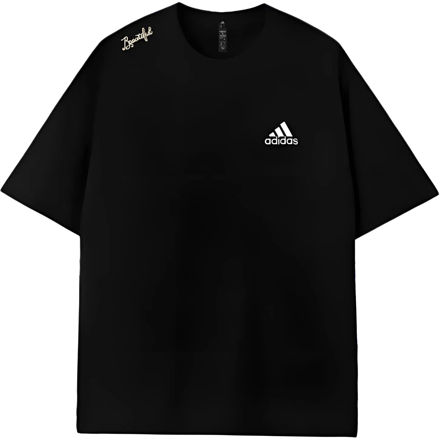 Футболка Adidas MUST HAVES с круглым вырезом, черная