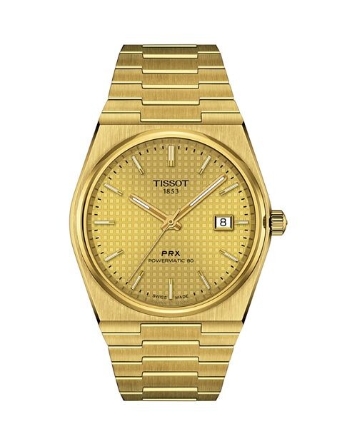 

Часы PRX Powermatic 80, 40 мм Tissot, цвет Gold