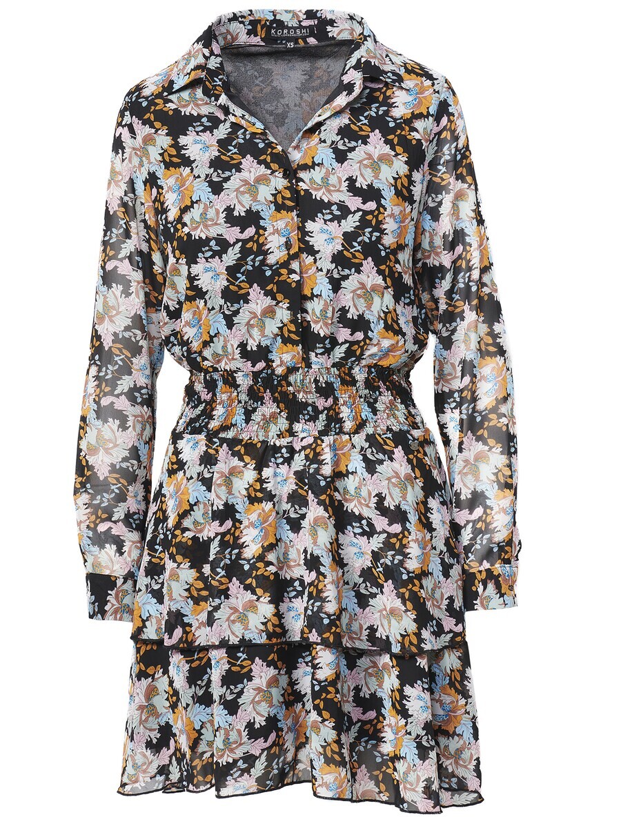 

Платье рубашка KOROSHI Shirt Dress, разноцветный