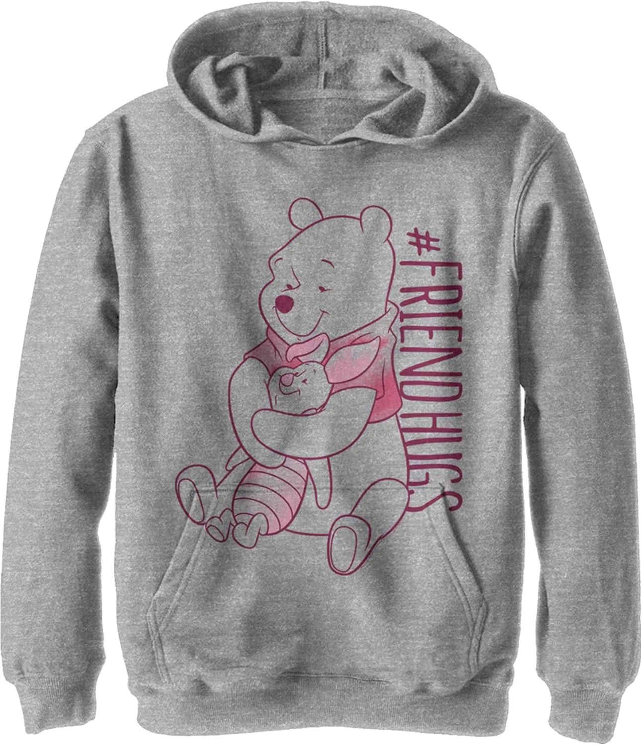 Fifth Sun Детская толстовка Disney с изображением Пятачка и Винни-Пуха, Athletic Heather