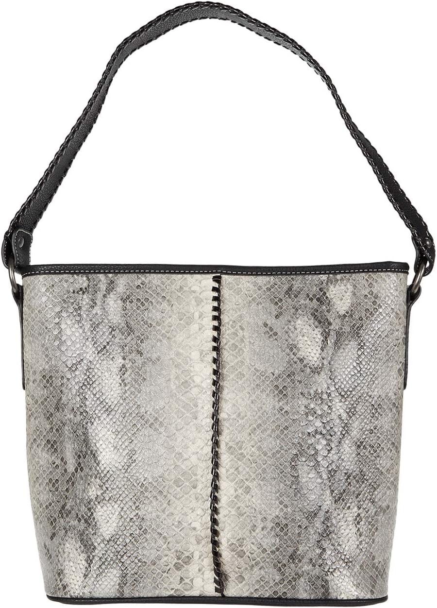 

Сумка M&F Western Python Large Shoulder Bag, цвет Grey/Black Python Print