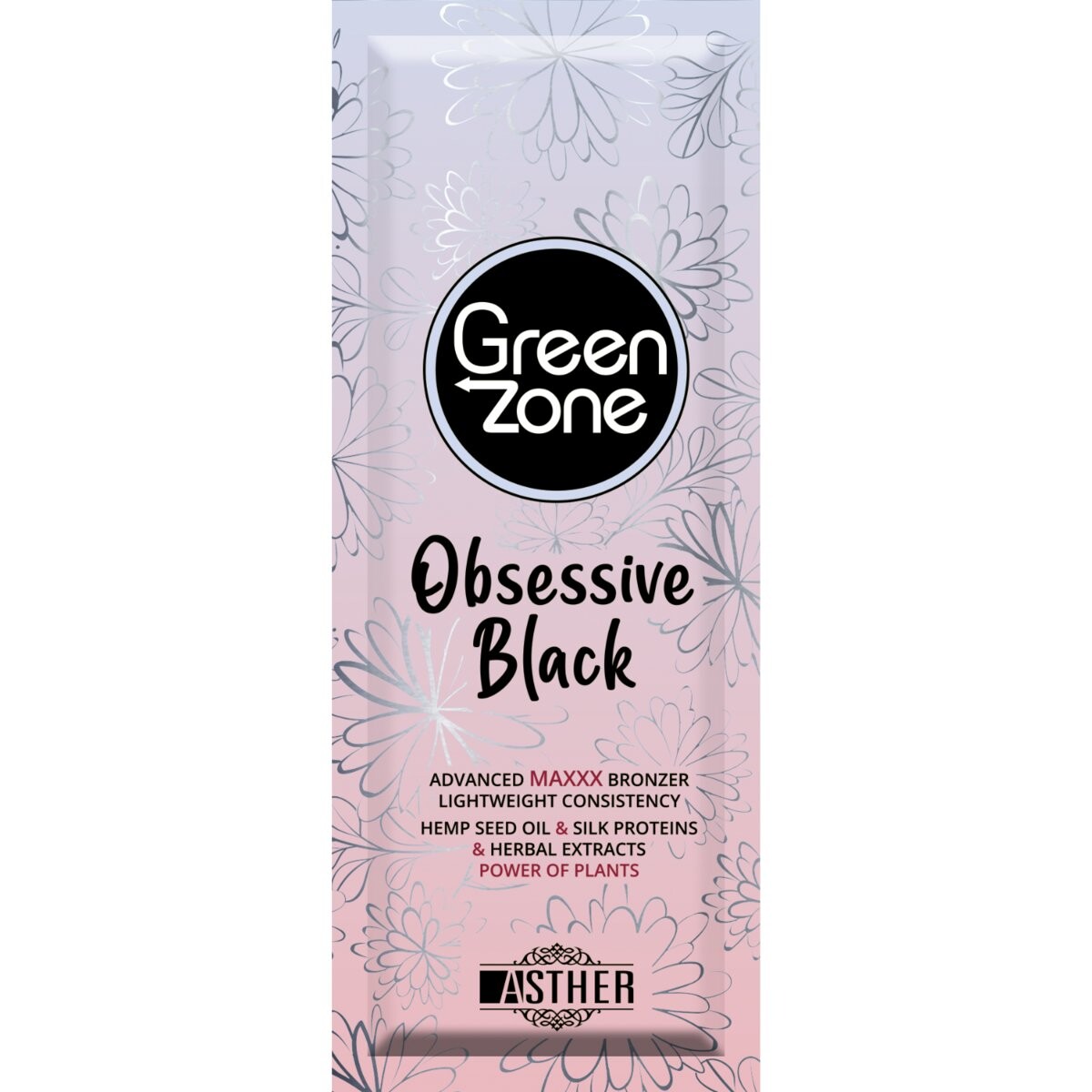 

Asther Green Zone Obsessive Черный сильный бронзатор 15 мл
