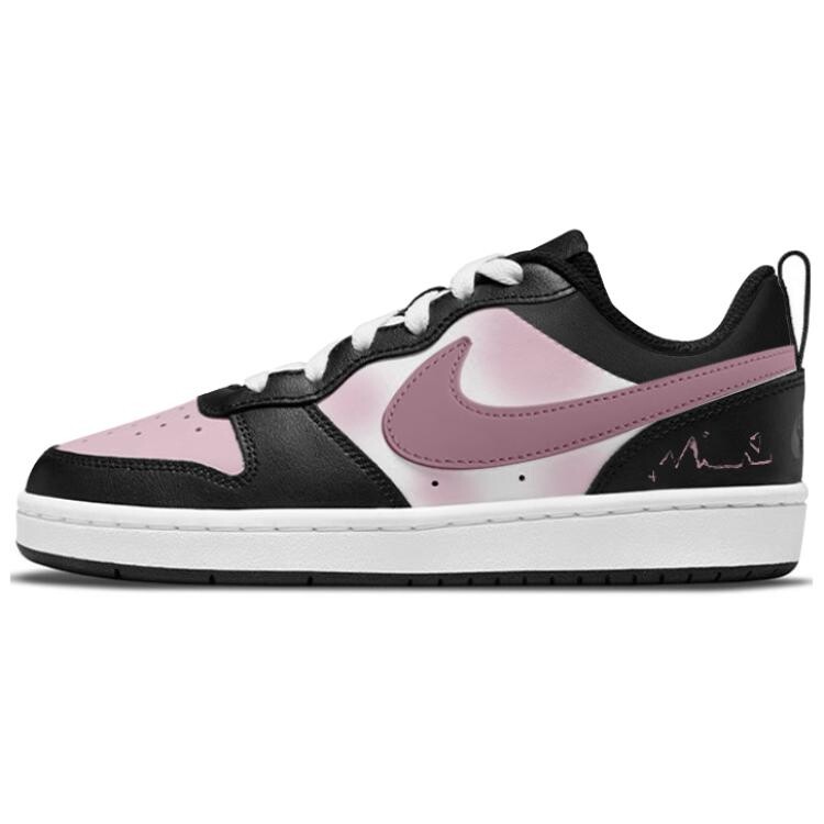 

Кроссовки Nike Court Borough Skateboarding Shoes Women's Low-top Black/powder, черный/розовый