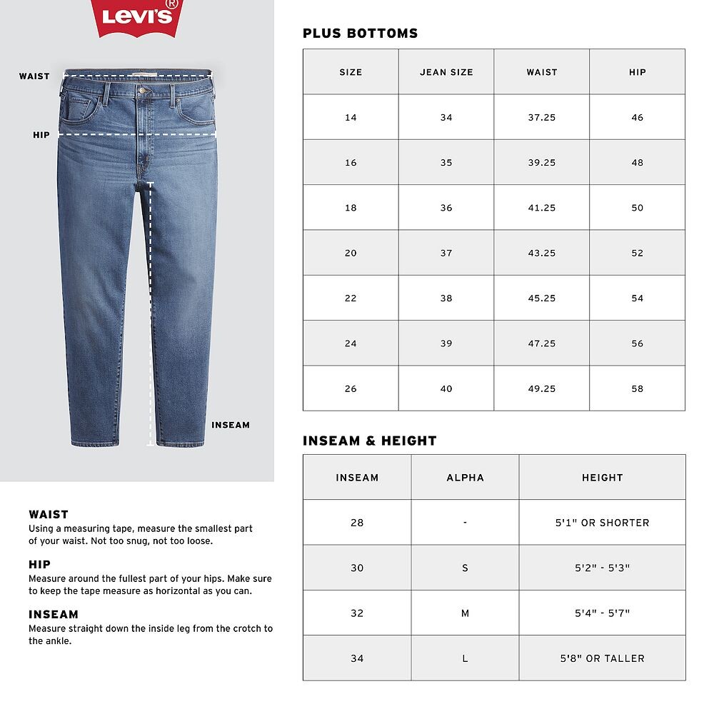 Корректирующие прямые джинсы Levi’s 314 больших размеров Levi's, цвет Zealus Blue — фото 4