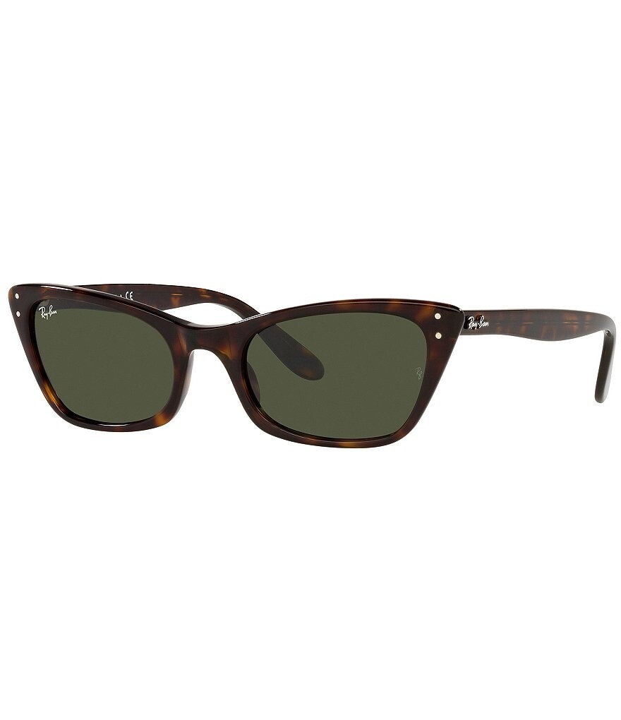 

Женские солнцезащитные очки Ray-Ban Lady Burbank 52 мм «кошачий глаз» Гавана, коричневый