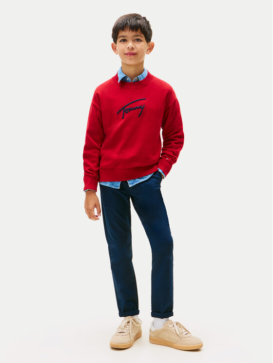 Чиносы slim fit 1985 KB0KB09638 S Tommy Hilfiger, синий — фото 2