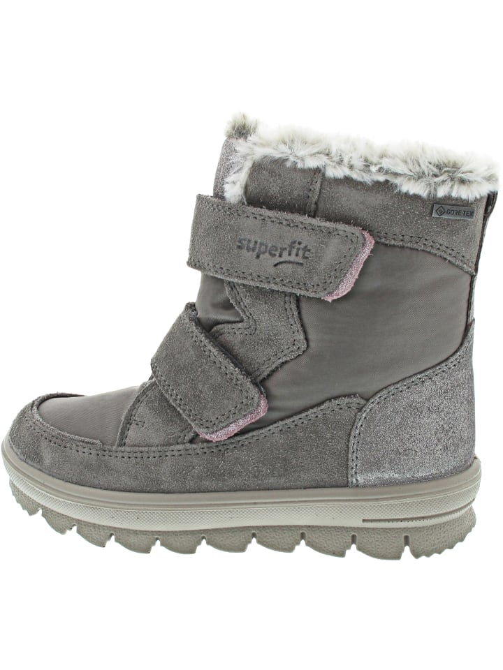 

Superfit Серые ботинки на липучках