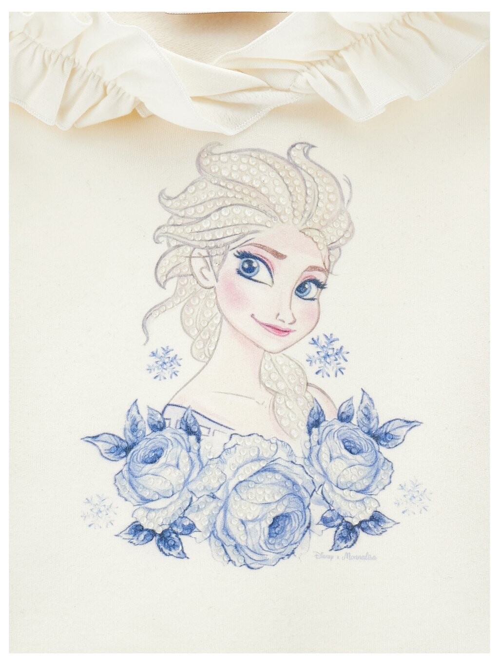 

Толстовка с капюшоном ELSA FROZEN DISNEY Monnalisa, белый
