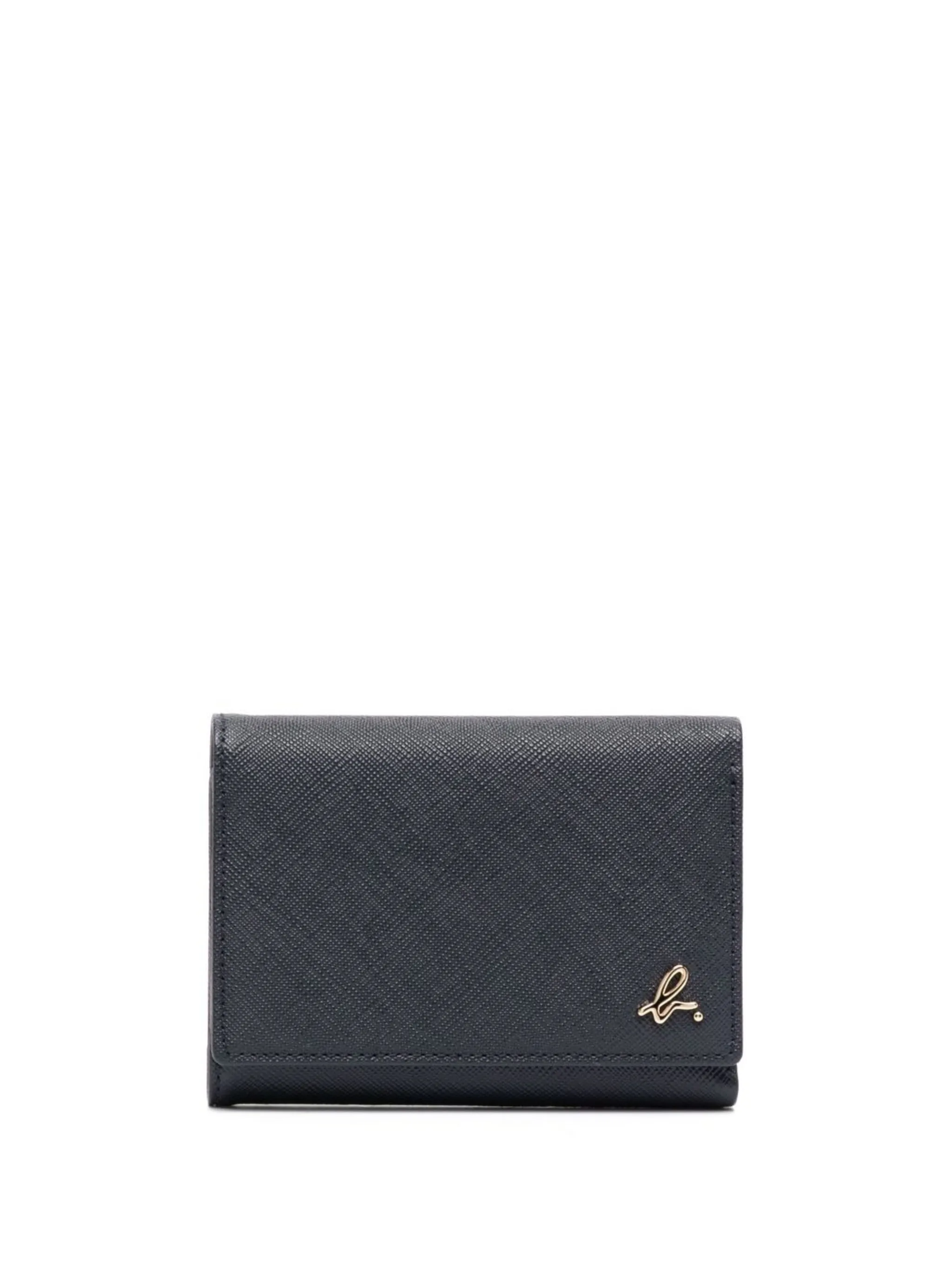 

Кошелек с логотипом Agnès B., черный