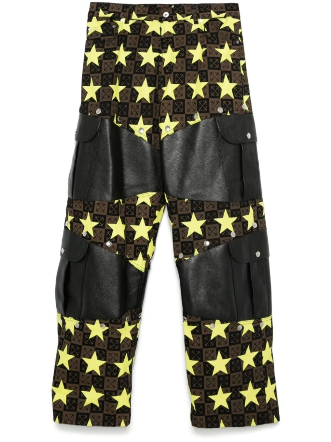 

Off-White брюки Stars AO Samurai, коричневый