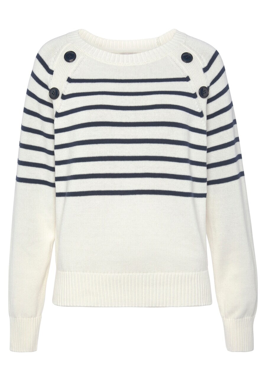 

Тонкий вязаный свитер VIVANCE Sweater, белый