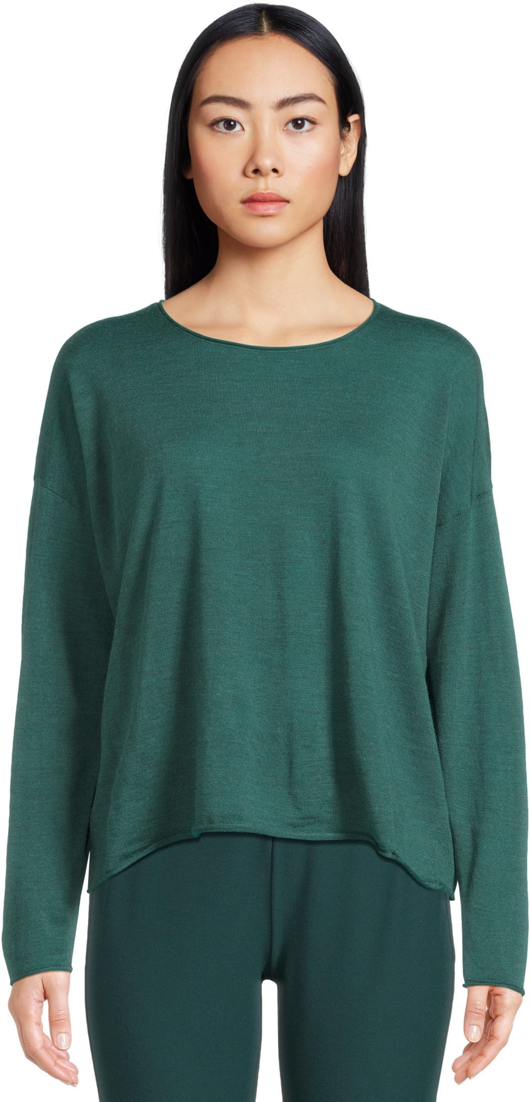 

Свитер Eileen Fisher Crew Neck Sweater, цвет Pine