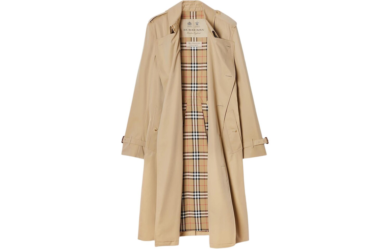 Пальто мужское медового цвета Burberry, цвет Honey — фото 2