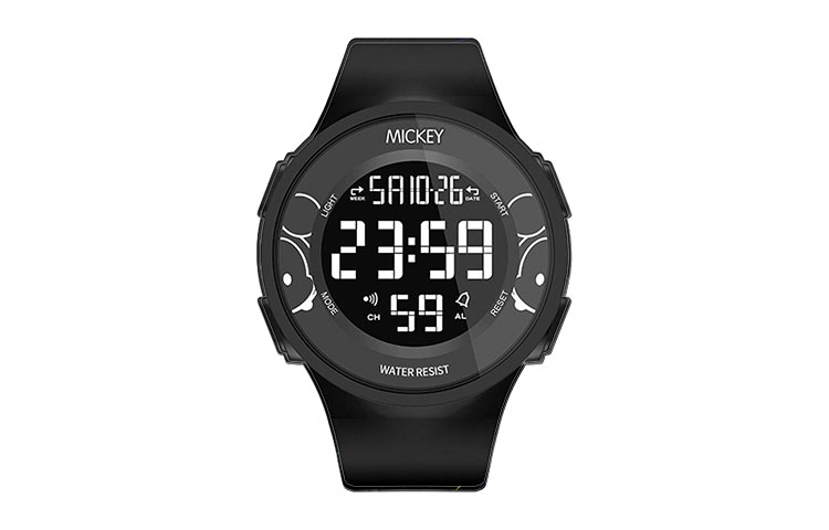 

Disney Часы Song Song Series Electronic Movement Silicone Strap Watch Men's Watch Black Dial