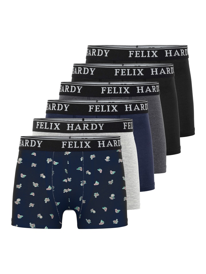 

Трусы боксеры Felix Hardy, цвет schwarz-navy-grau