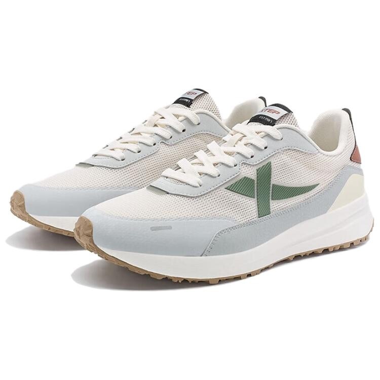 Кроссовки XTEP Lifestyle Shoes Men Low-top White/Gray/Green, белый/серый/зеленый — фото 3