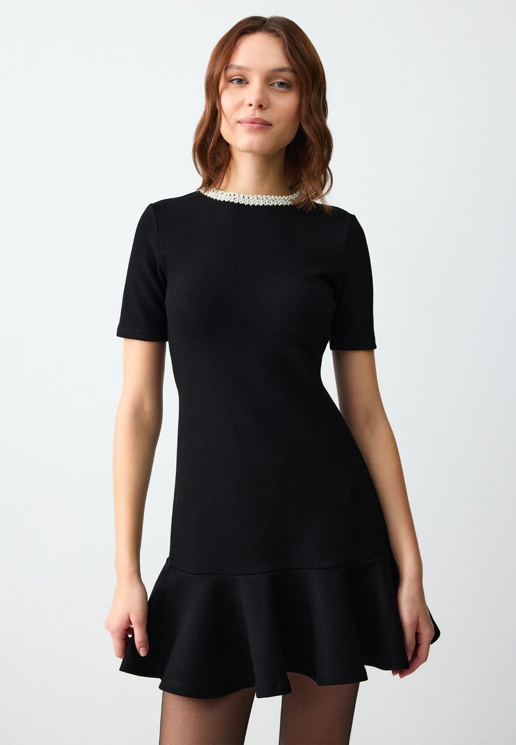 

Повседневное платье SLIM FIT CREW-NECK MINI Jimmy Key, черный