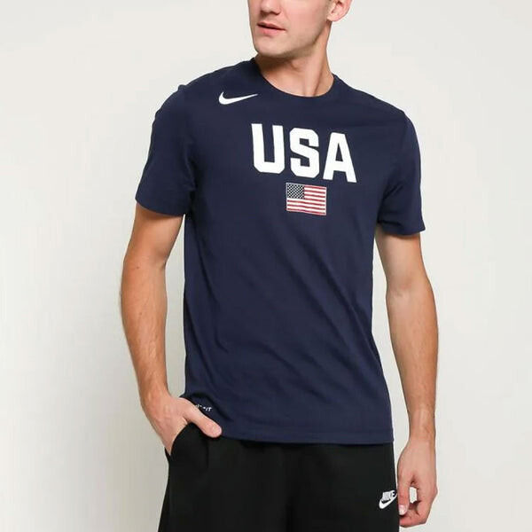 Футболка world cup dream team быстросохнущие с коротким рукавом Nike, синий — фото 3