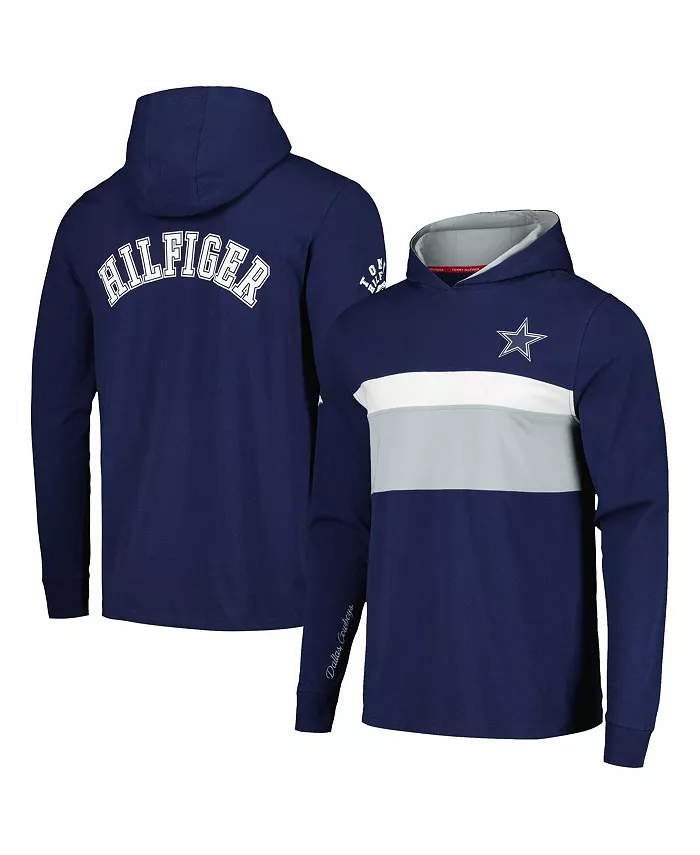

Мужская синяя толстовка с длинным рукавом Dallas Cowboys Morgan Tommy Hilfiger