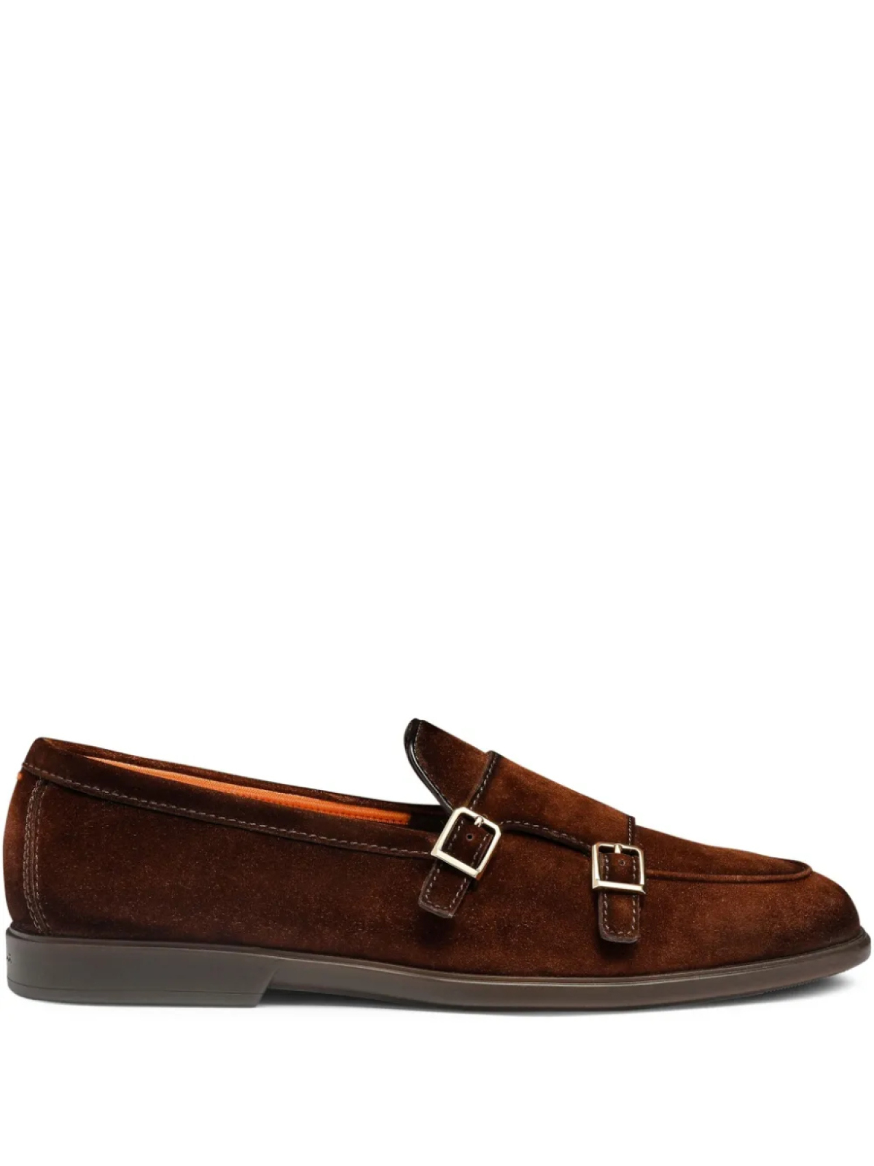 

Santoni туфли монки, коричневый