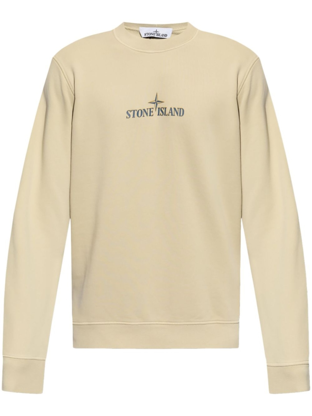 

Хлопковая толстовка с логотипом Stone Island, серый