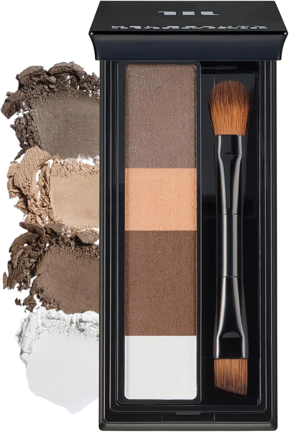 Пудра для бровей HBL BEAUTY 4D, 3.3 г, коричневая